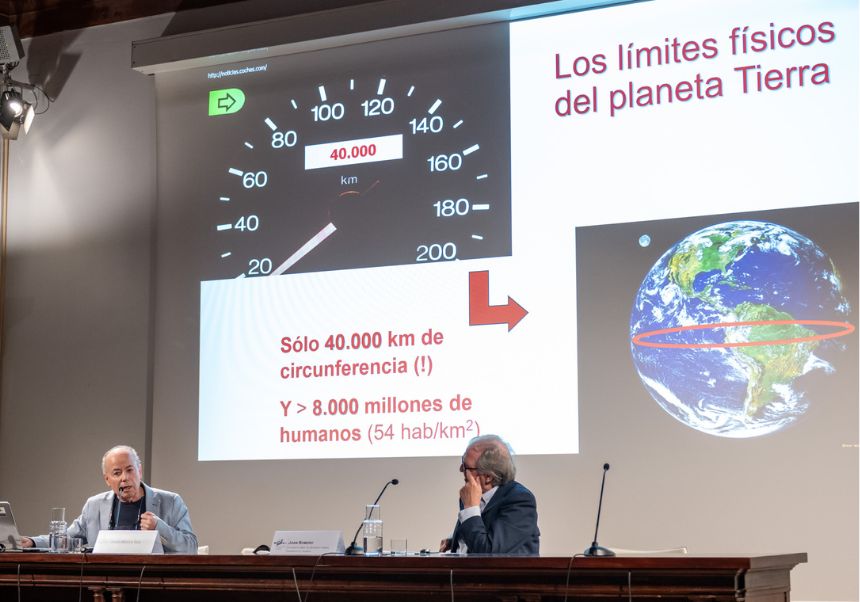 Javier Martín Vide y Joan Romero.